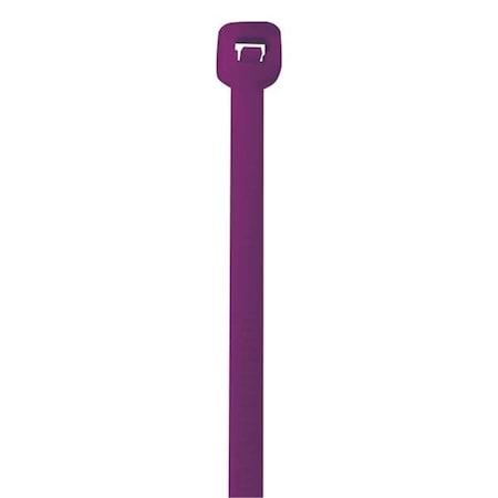 Box Partners Cable Tie, 18 in L, Purple, 50 lb Strength CT185E